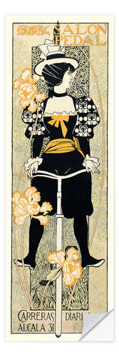 Muursticker Salon Pedal