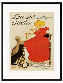 Gerahmter Kunstdruck Lait pur stérilisé de la Vingeanne