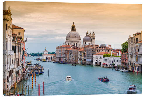 Canvas-taulu Waterway in Venice