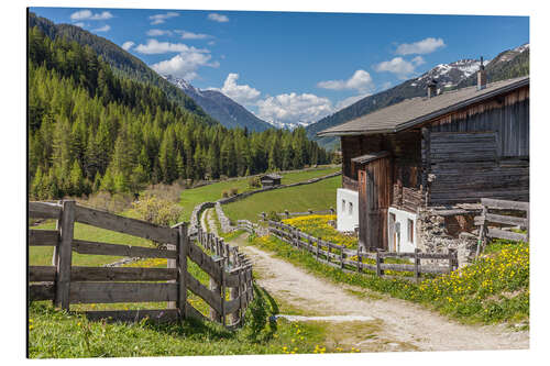 Alumiinitaulu Way of the Cross in South Tyrol (Italy)