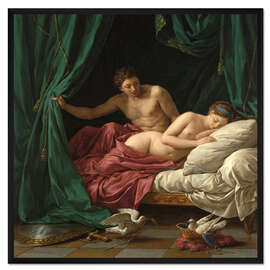 Gerahmter Kunstdruck Mars und Venus eine Allegorie des Friedens