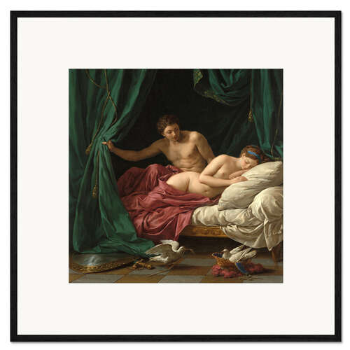 Ingelijste kunstdruk Mars and Venus an allegory of Peace