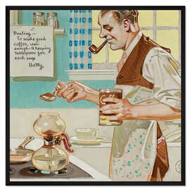 Gerahmter Kunstdruck Guter Kaffee