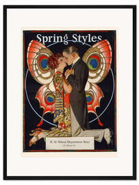 Gerahmter Kunstdruck Frühjahrsmode 1924 