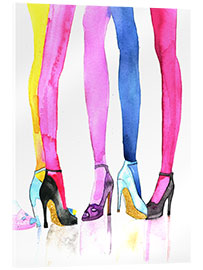 Acrylic print  Legs and heels - Rongrong DeVoe