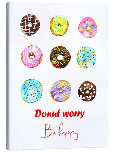 Canvas print Donuts