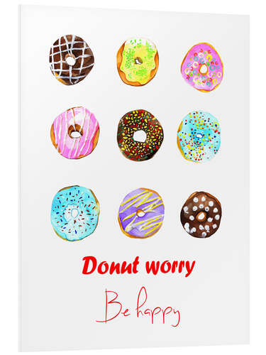 Quadro em PVC Donuts