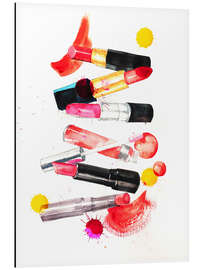 Aluminium print Lipstick collection