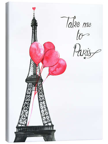 Canvas print Take me to Paris