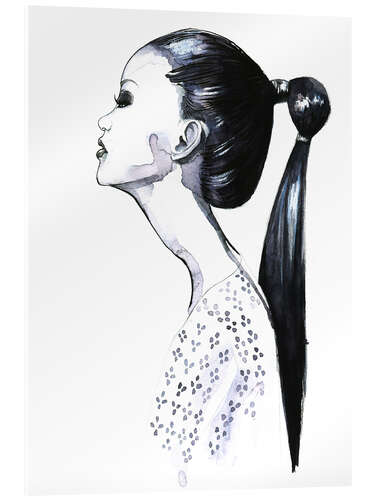 Acrylic print Ponytail