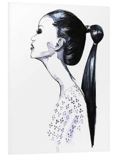 Foam board print Ponytail