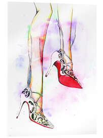 Acrylic print  Hot high heels - Rongrong DeVoe