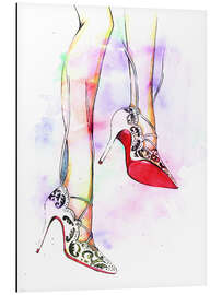 Magnettafel Heiße High Heels