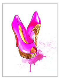 Poster  Glitter heels - Rongrong DeVoe