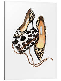 Magnettafel Leopard Muster