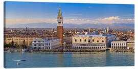 Canvas print Venice view to the Alps