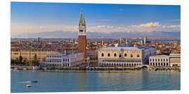 Foam board print Venice view to the Alps