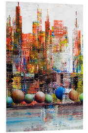 Tableau en PVC Manhattan, abstract