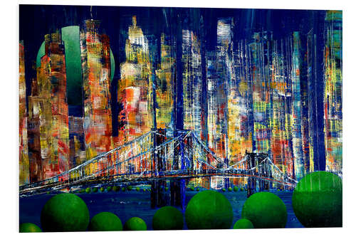 Tableau en PVC New York, Brooklyn Bridge II