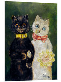 Foam board print Cats Wedding