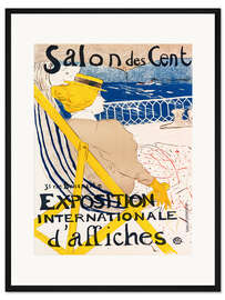 Gerahmter Kunstdruck Salon des Cent
