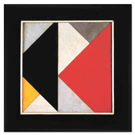 Gerahmter Kunstdruck Counter Composition XIII 