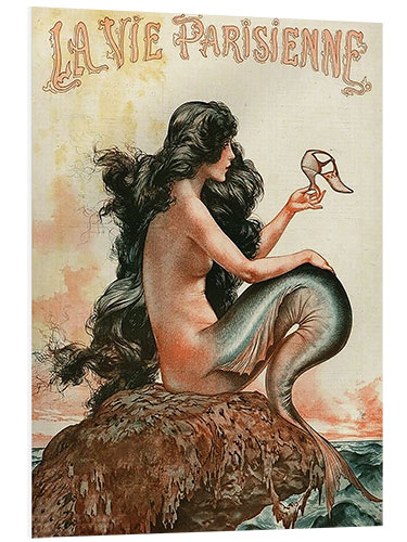 Foam board print La vie Parisienne