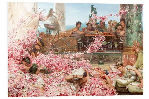 Foam board print The Roses of Heliogabalus