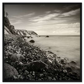 Gerahmter Kunstdruck Kreideküste