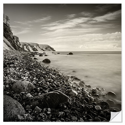 Selvklebende plakat chalk cliffs