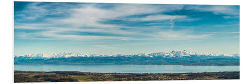 Foam board print Lake Constance