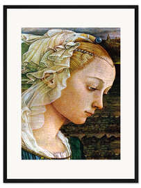 Gerahmter Kunstdruck Madonna (Detail)