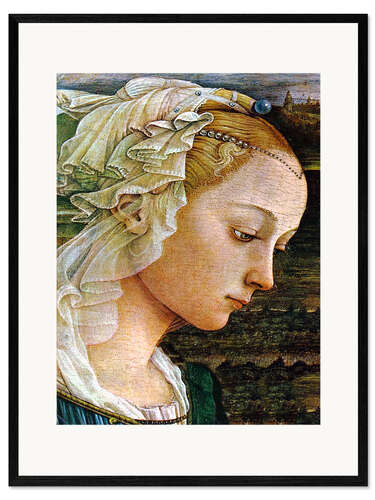 Framed art print Madonna (detail)
