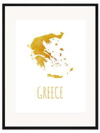 Gerahmter Kunstdruck Greece