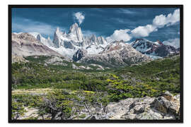 Gerahmter Kunstdruck Argentinien - Fitz Roy