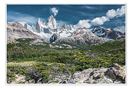 Poster  Cerro Fitz Roy en Patagonie - Ben Voigt