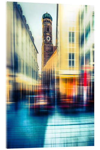 Quadro em acrílico Frauenkirche em Munique