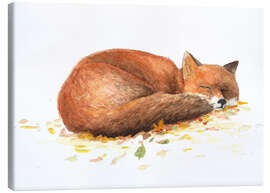 Canvastavla  fox - Nadine Conrad