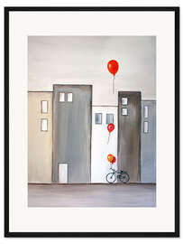 Gerahmter Kunstdruck Ballonverkäufer