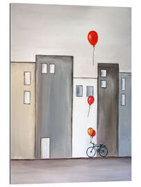 Tableau en plexi-alu Vendeur de ballons