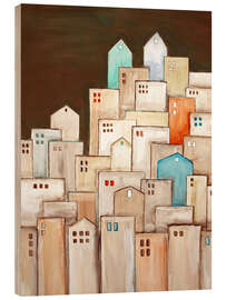Holzbild City - Tina Melz