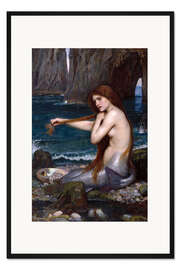 Gerahmter Kunstdruck Die Meerjungfrau
