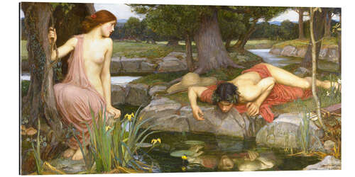 Galleritryk Echo and Narcissus