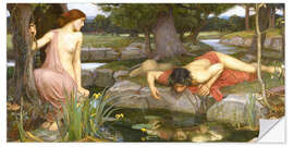 Wandsticker Echo und Narcissus