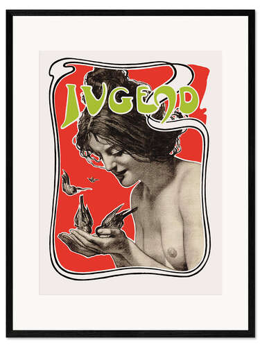 Gerahmter Kunstdruck Jugend
