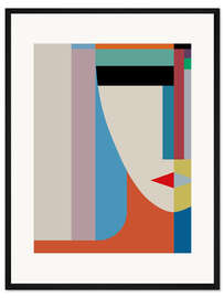 Gerahmter Kunstdruck Absolutes Gesicht