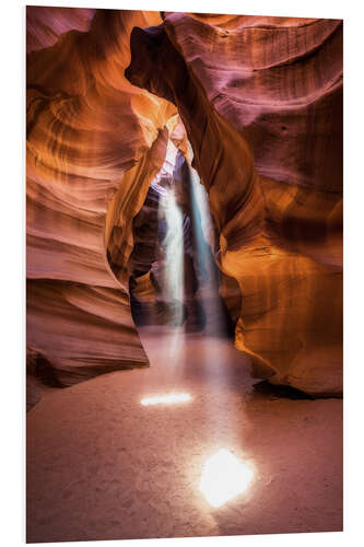 PVC-taulu Beams in Upper Antelope Canyon