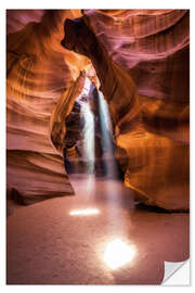 Sisustustarra Beams in Upper Antelope Canyon