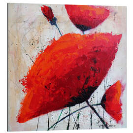 Magnettafel Mohnblumen III