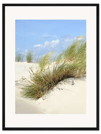 Gerahmter Kunstdruck In den Dünen